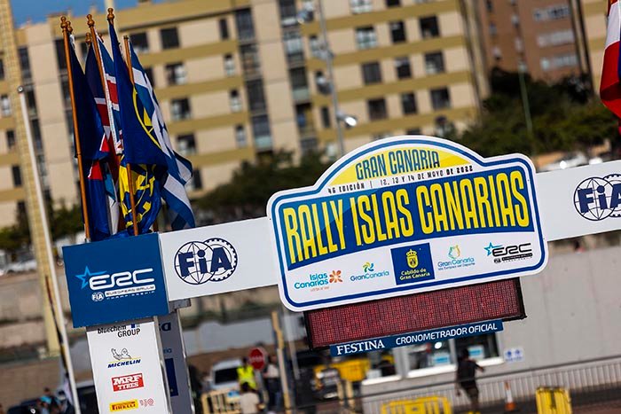 FIA European Rally Championship in Las Palmas, Canarias on 14th May 2022
