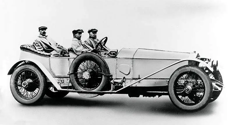 LONDON TO EDINBURGH TOP GEAR CENTENARY TRIAL 1701 WITH ERNEST HIVES (LATER LORD HIVES) AT THE WHEEL