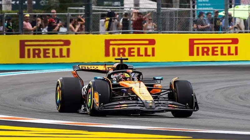 MIAMI, FLORIDA - MAY 02: po prior to Sprint qualifying ahead of the F1 Grand Prix of Miami at Miami International Autodrome on May 02, 2025 in Miami, Florida. (Photo by Alexander Trienitz/LAT Images)