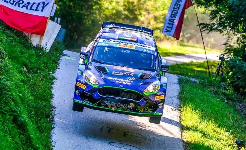 Jon ARMSTRONG  during the FIA European Rally Championship in Zagreb, Croatia on 04, October 2025 // @World / Red Bull Content Pool // SI202510040451 // Usage for editorial use only //