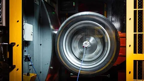 Pirelli High Speed Testing Machine