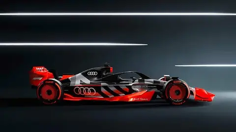 Showcar with Audi F1 launch livery