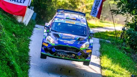 Jon ARMSTRONG  during the FIA European Rally Championship in Zagreb, Croatia on 04, October 2025 // @World / Red Bull Content Pool // SI202510040451 // Usage for editorial use only //