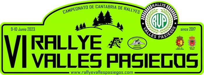 placa Rallye VALLES PASIEGOS