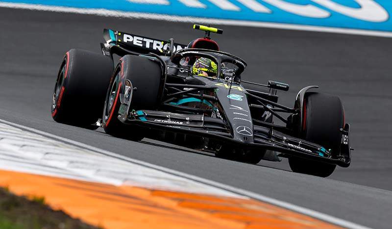 Formel 1 - Mercedes-AMG PETRONAS F1 Team, Großer Preis der Niederlande 2023. Lewis Hamilton 

Formula One - Mercedes-AMG PETRONAS F1 Team, 2023 Dutch GP. Lewis Hamilton 