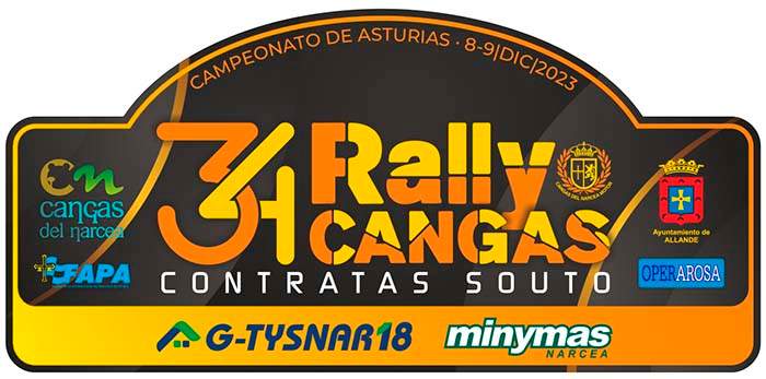 placa Rallye CANGAS