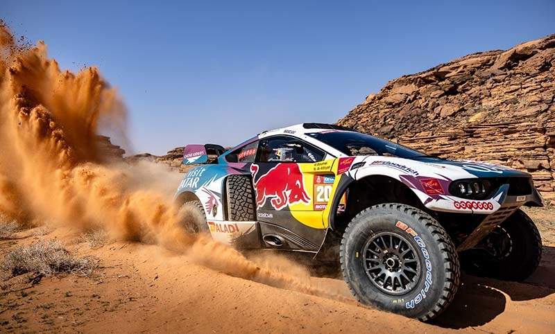 200 AL-ATTIYAH Nasser (qat), BAUMEL Mathieu (fra), Nasser Racing, Prodrive Hunter, FIA Ultimate, FIA W2RC, action during the Stage 1 of the Dakar 2024 on January 6, 2024 between Al-Ula and Al Henakiyah, Saudi Arabia