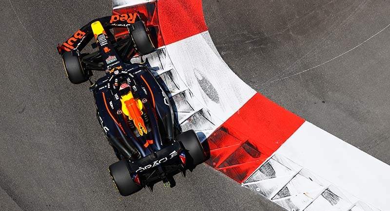 CIRCUIT DE MONACO, MONACO - MAY 26: Max Verstappen, Red Bull Racing RB20 during the Monaco GP at Circuit de Monaco on Sunday May 26, 2024 in Monte Carlo, Monaco. (Photo by Andy Hone / LAT Images)
