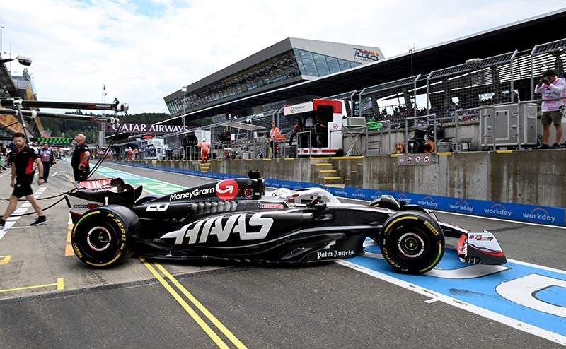 RED BULL RING, AUSTRIA - JUNE 28: Kevin Magnussen, Haas VF-24 during the Austrian GP at Red Bull Ring on Friday June 28, 2024 in Spielberg, Austria. (Photo by Mark Sutton / LAT Images)