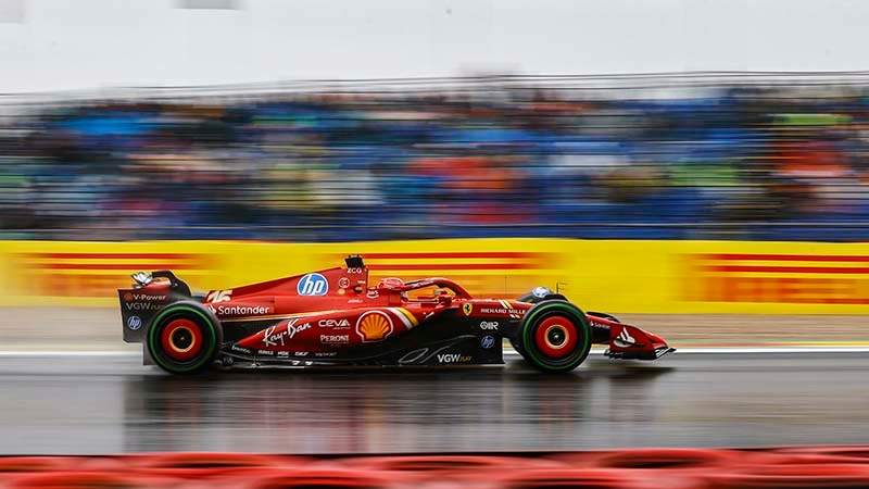 CIRCUIT DE SPA FRANCORCHAMPS, BELGIUM - JULY 27: Charles Leclerc, Ferrari SF-24 during the Belgian GP at Circuit de Spa Francorchamps on Saturday July 27, 2024 in Spa, Belgium. (Photo by Andy Hone / LAT Images)