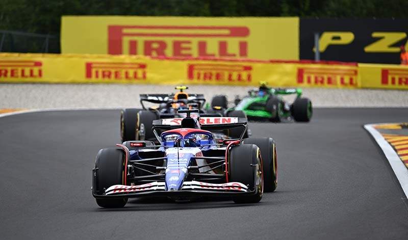 CIRCUIT DE SPA FRANCORCHAMPS, BELGIUM - JULY 26: Daniel Ricciardo, VCARB 01 during the Belgian GP at Circuit de Spa Francorchamps on Friday July 26, 2024 in Spa, Belgium. (Photo by Sam Bagnall / LAT Images)