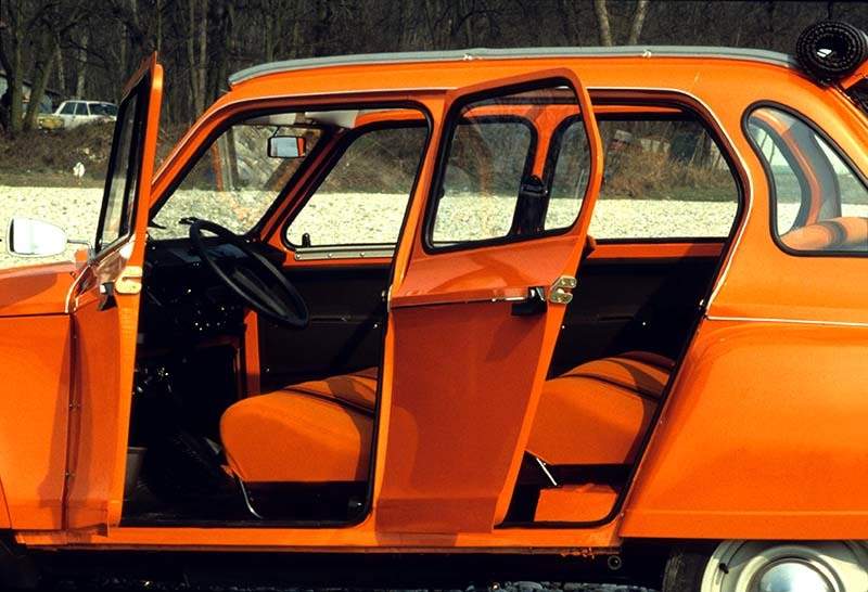 Dyane 6 del 1980, la produzione della Dyane va dal 1967 al 1984