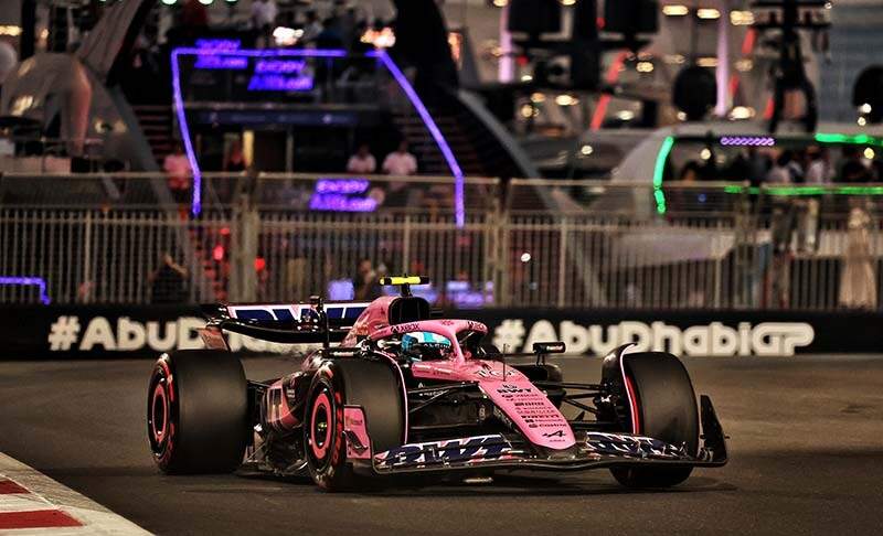 Pierre Gasly (FRA) Alpine F1 Team A524.  Formula 1 World Championship, Rd 24, Abu Dhabi Grand Prix, Friday 6th December 2024. Yas Marina Circuit, Abu Dhabi, UAE.