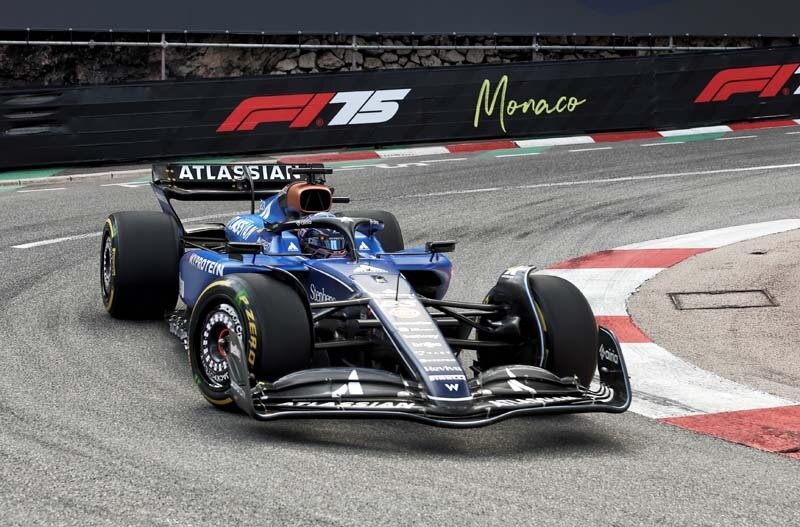 Alexander Albon (THA) Atlassian Williams Racing FW47.
23.05.2025. Formula 1 World Championship, Rd 8, Monaco Grand Prix, Monte Carlo, Monaco, Practice Day.