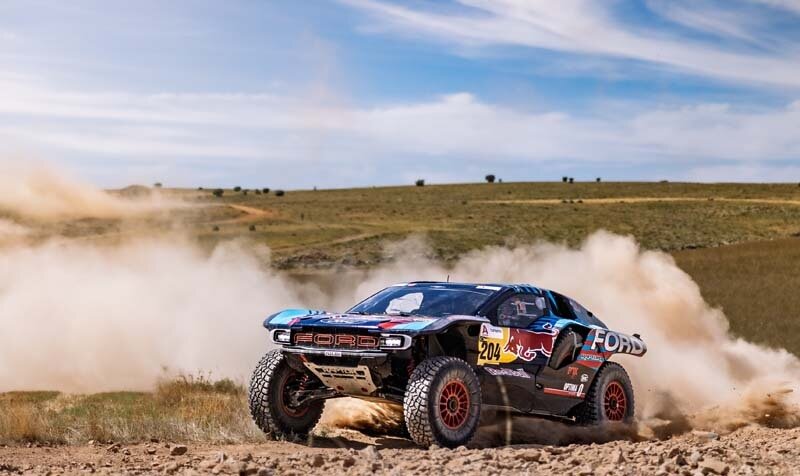 Nani Roma and Alex Haro perform during the Baja Aragon in Teruel, Spain on July 27, 2025  // Kin Marcin / Red Bull Content Pool // SI202507271845 // Usage for editorial use only //