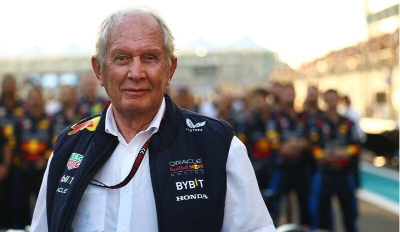 ABU DHABI, UNITED ARAB EMIRATES - DECEMBER 08: Oracle Red Bull Racing Team Consultant Dr Helmut Marko looks on, on the grid during the F1 Grand Prix of Abu Dhabi at Yas Marina Circuit on December 08, 2024 in Abu Dhabi, United Arab Emirates. (Photo by Mark Thompson/Getty Images) // Getty Images / Red Bull Content Pool // SI202412080309 // Usage for editorial use only //