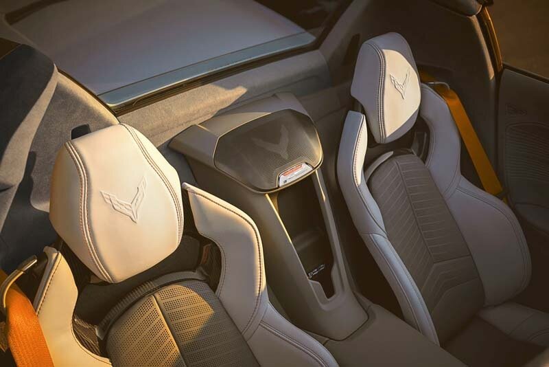 Close-up of Limited Edition interior plaque in the 2026 Chevrolet Corvette ZR1X Quail Silver Limited Edition. Preproduction model shown, actual production model may vary.