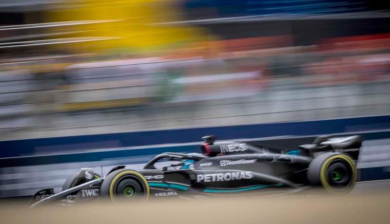 Formel 1 - Mercedes-AMG PETRONAS F1 Team, Großer Preis von Belgien 2023. George Russell 

Formula One - Mercedes-AMG PETRONAS F1 Team, 2023 Belgian GP. George Russell