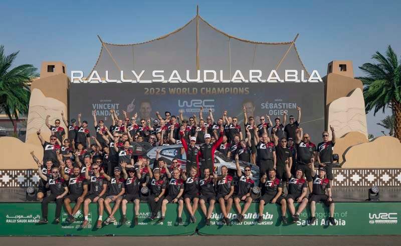 2025 FIA World Rally Championship / Round 14 / Rally Saudi Arabia 2025 / 25th-29th November 2025 // Worldwide Copyright: TGR WRT / McKlein