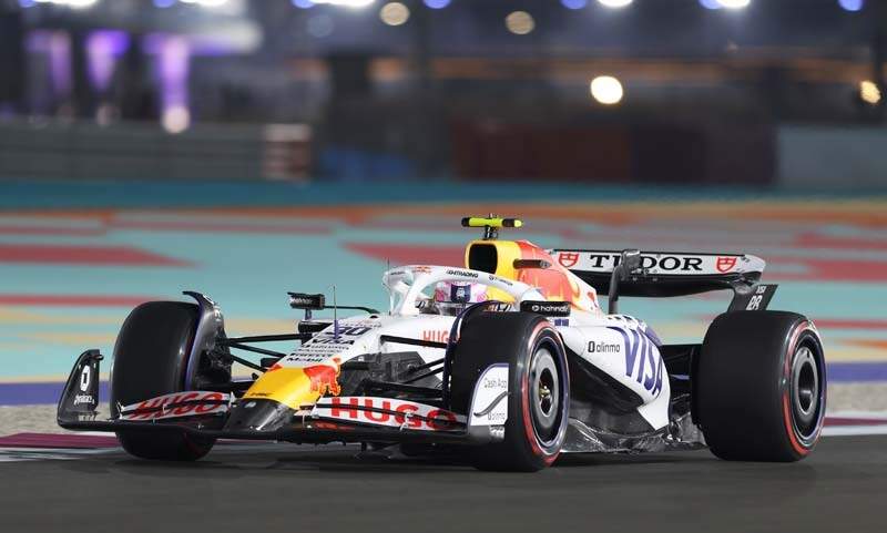 LUSAIL CITY, QATAR - NOVEMBER 28: Liam Lawson of New Zealand driving the (30) Visa Cash App Racing Bulls VCARB 02 on track during practice ahead of the F1 Grand Prix of Qatar at Lusail International Circuit on November 28, 2025 in Lusail City, Qatar. (Photo by Dom Gibbons/LAT Images) // Getty Images / Red Bull Content Pool // SI202511280790 // Usage for editorial use only //