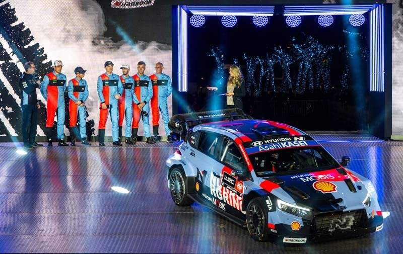 Hyundai team seen during the  World Rally Championship Monte-Carlo in Monaco,  Monte-Carlo on  17,January. 2025 // Jaanus Ree / Red Bull Content Pool // SI202601170365 // Usage for editorial use only //