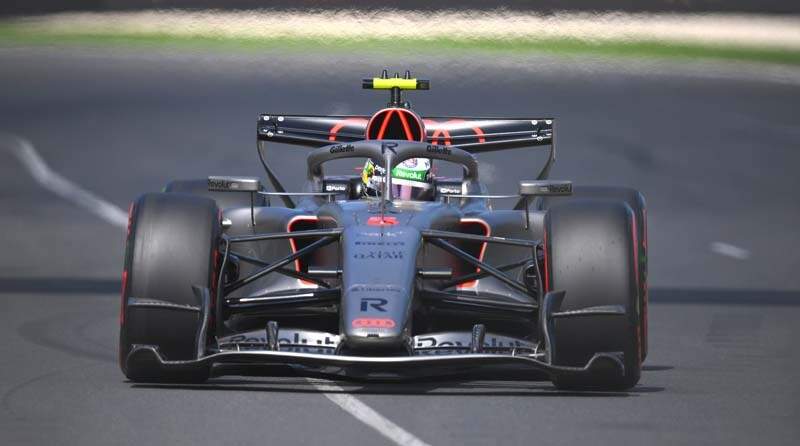 MELBOURNE, AUSTRALIA - MARCH 07: Gabriel Bortoleto of Brazil driving the (5) Audi F1 Team R26 on track during final practice ahead of the F1 Grand Prix of Australia at Albert Park Grand Prix Circuit on March 07, 2026 in Melbourne, Australia. (Photo by Simon Galloway/LAT Images)