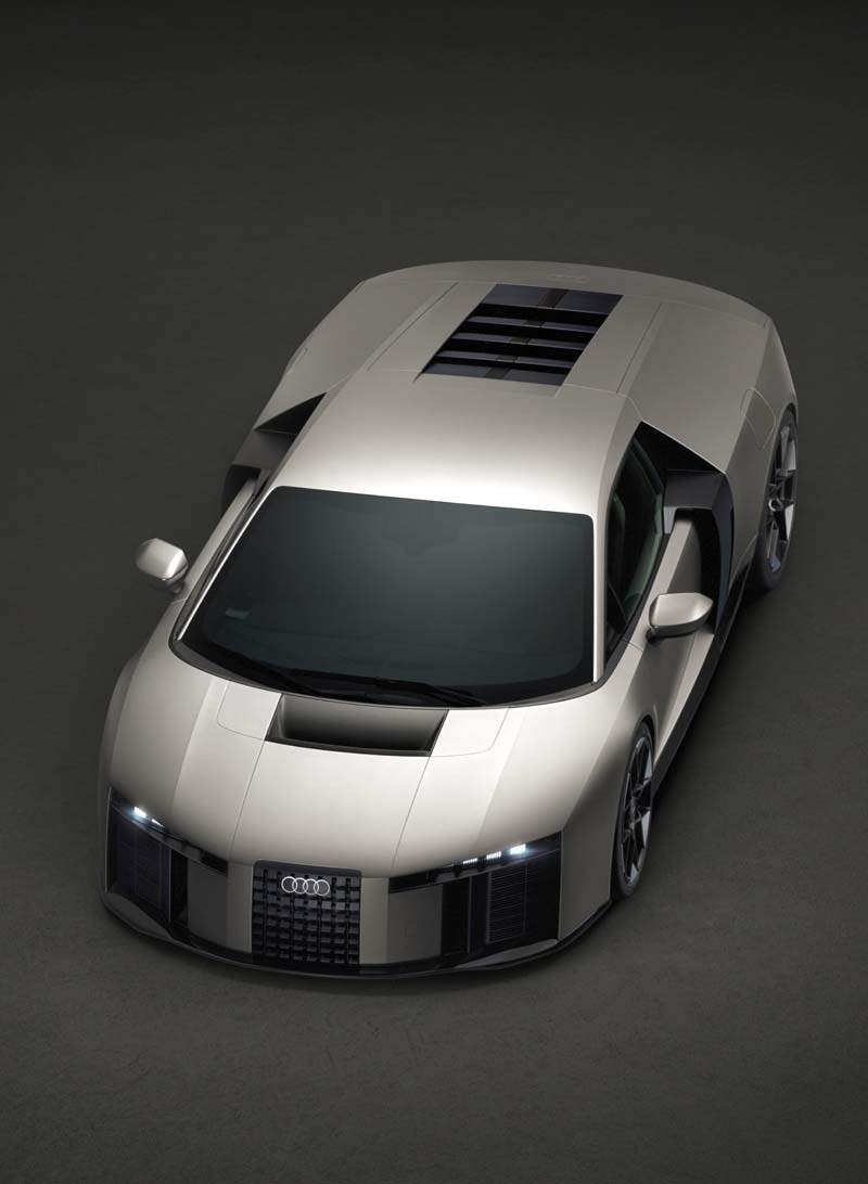 Titanium, static studio shot, exterior, three-quarter front view